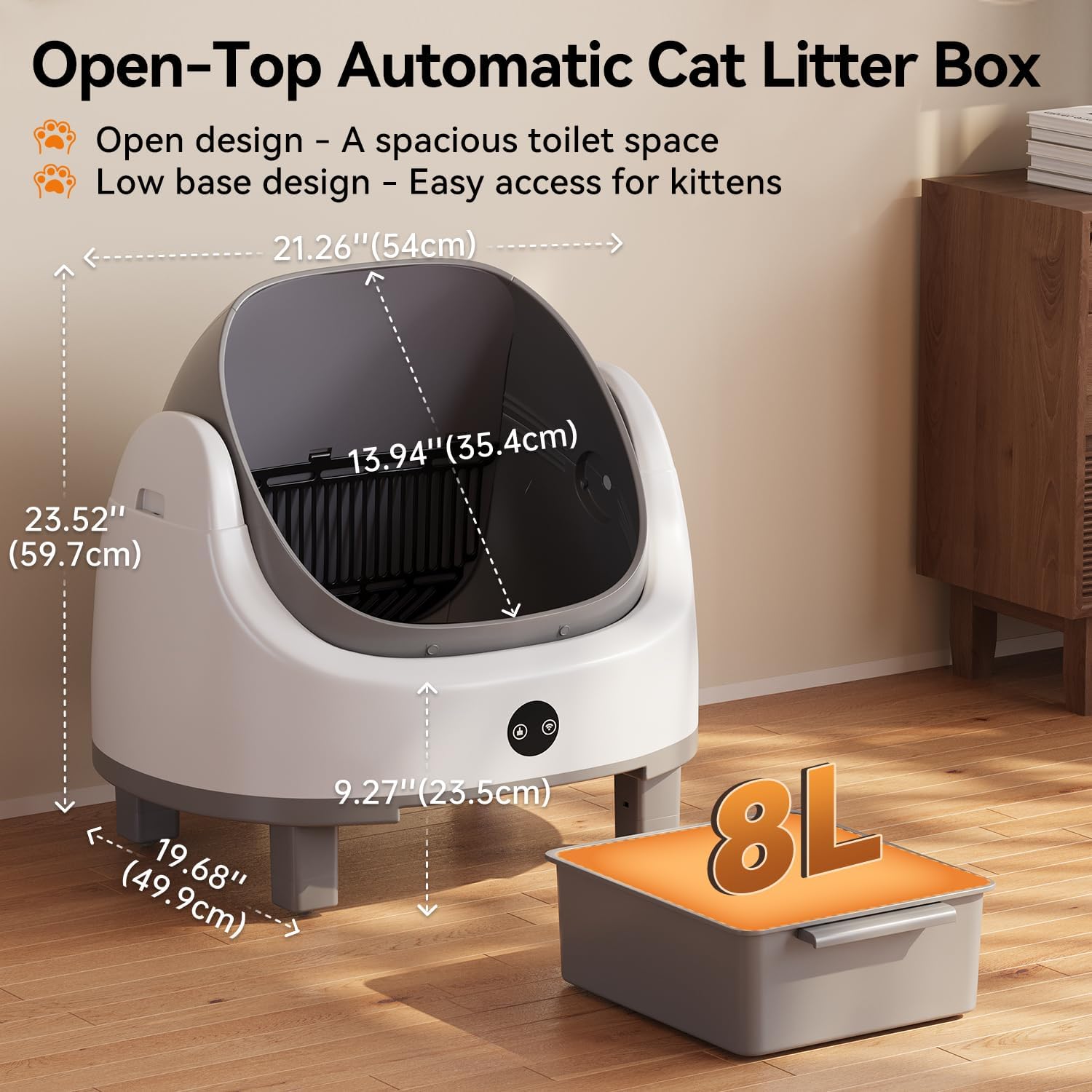 Aoxun Automatic Cat Litter Box