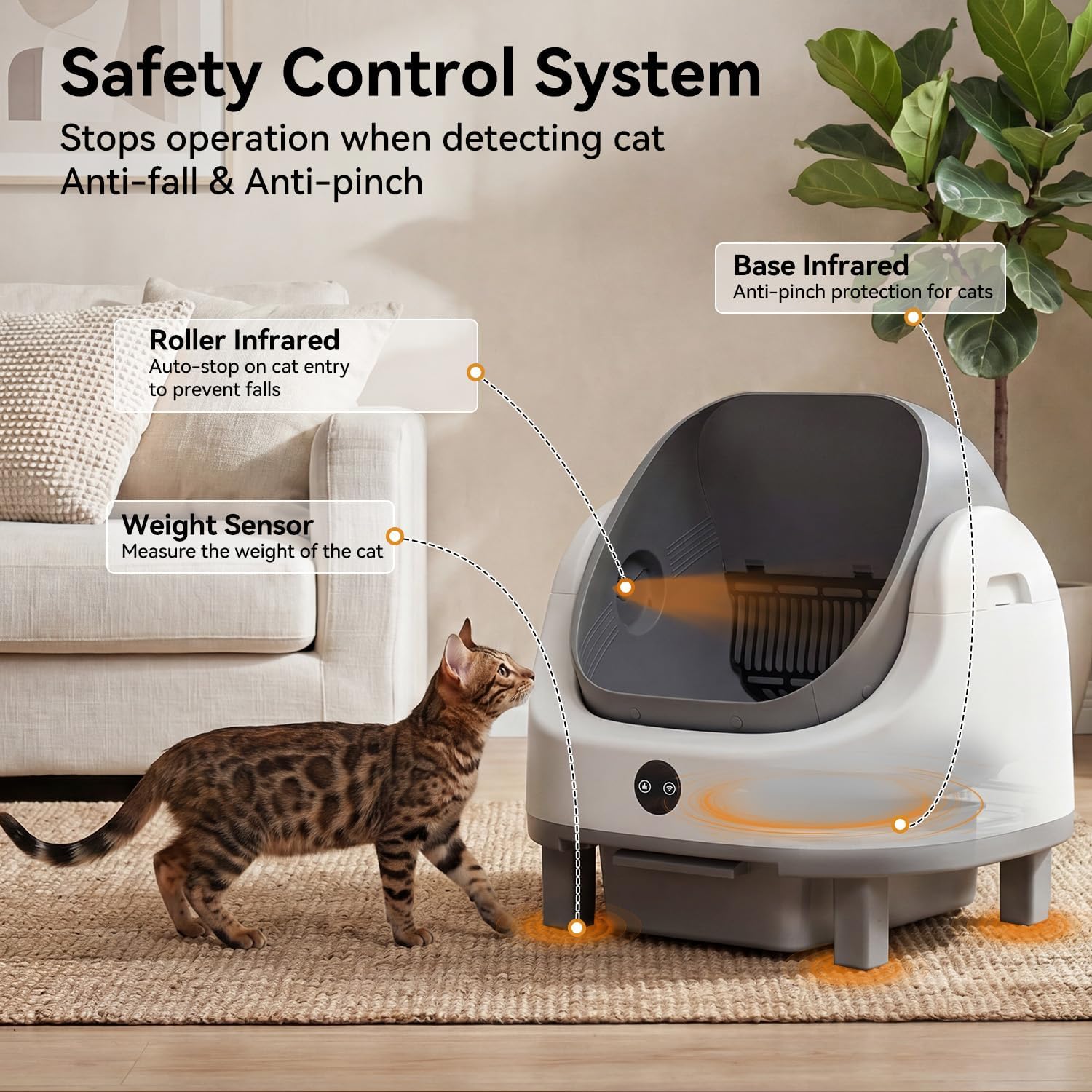 Aoxun Automatic Cat Litter Box