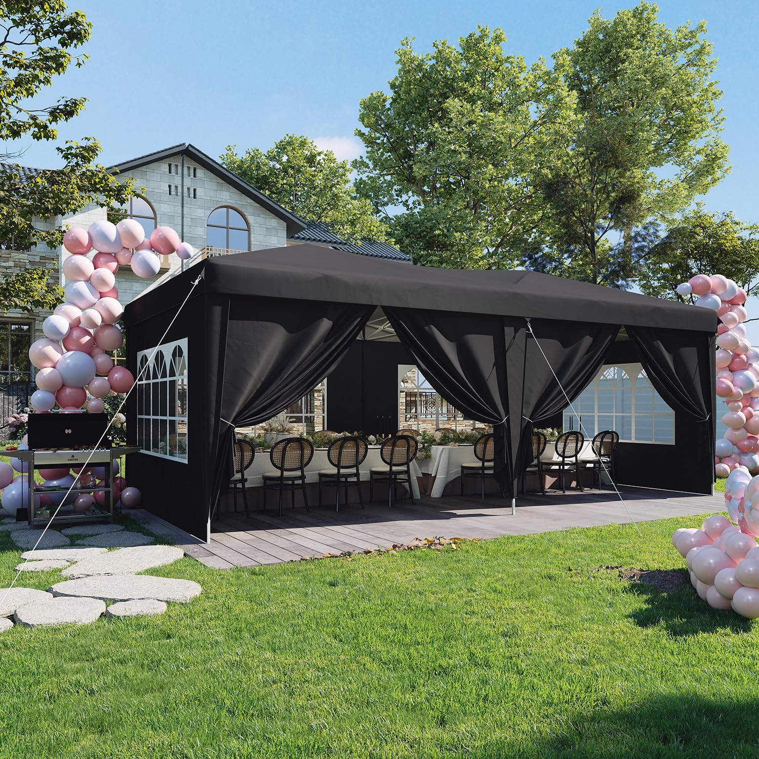 Aoxun Outdoor Canopy Waterproof 10X20