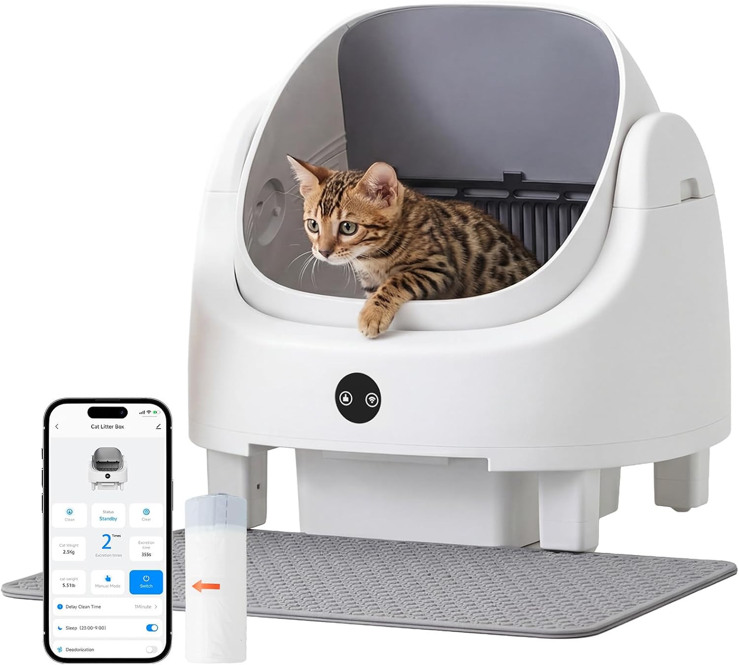 Aoxun Automatic Cat Litter Box
