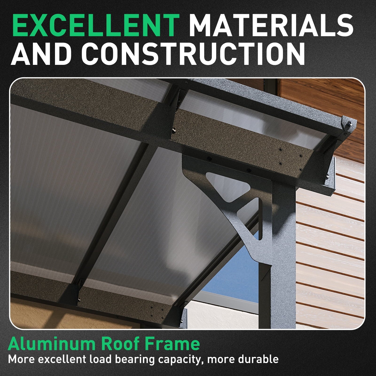 8' x 5' Gazebo for Patio, Gazebo Pergola with Sloped Roof, Grill Gazebo