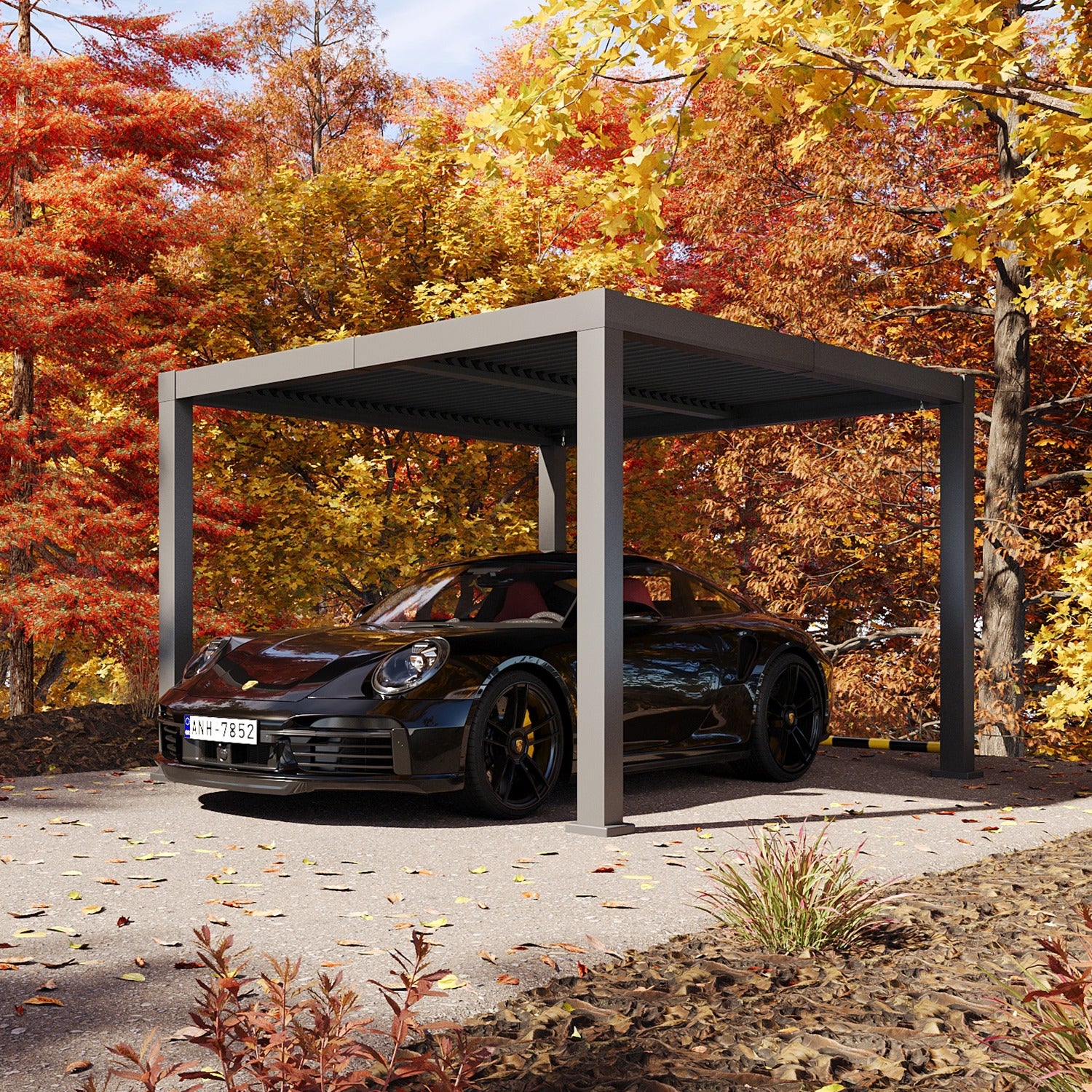 Louvered Aluminum Pergola