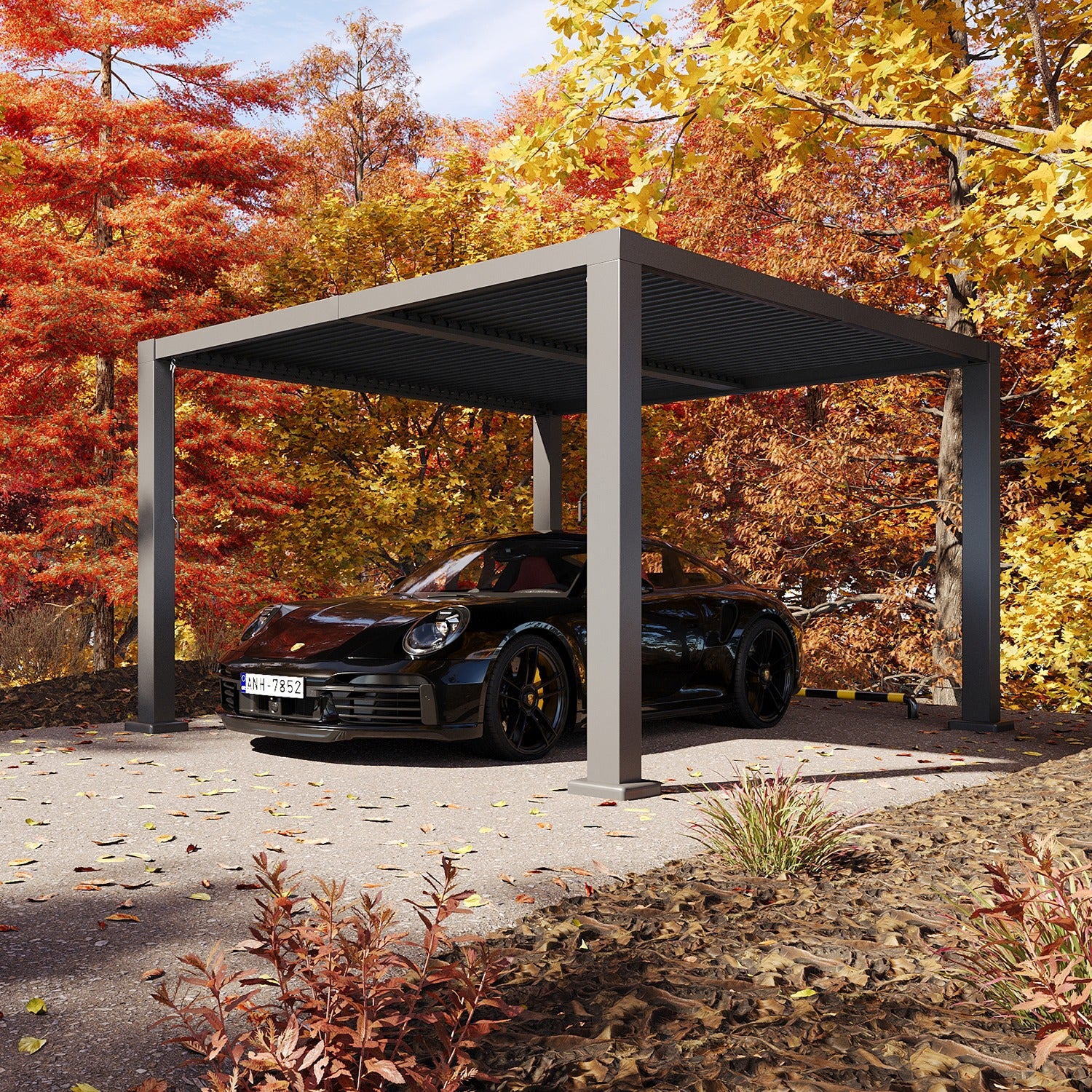 Louvered Aluminum Pergola
