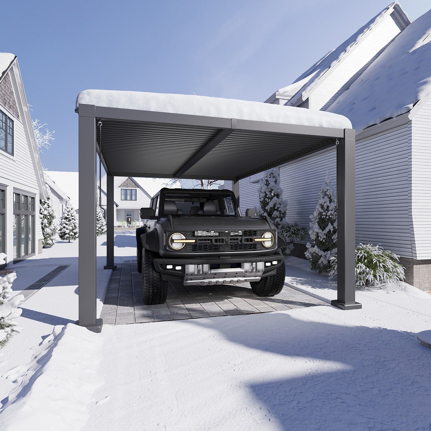 Louvered Aluminum Pergola