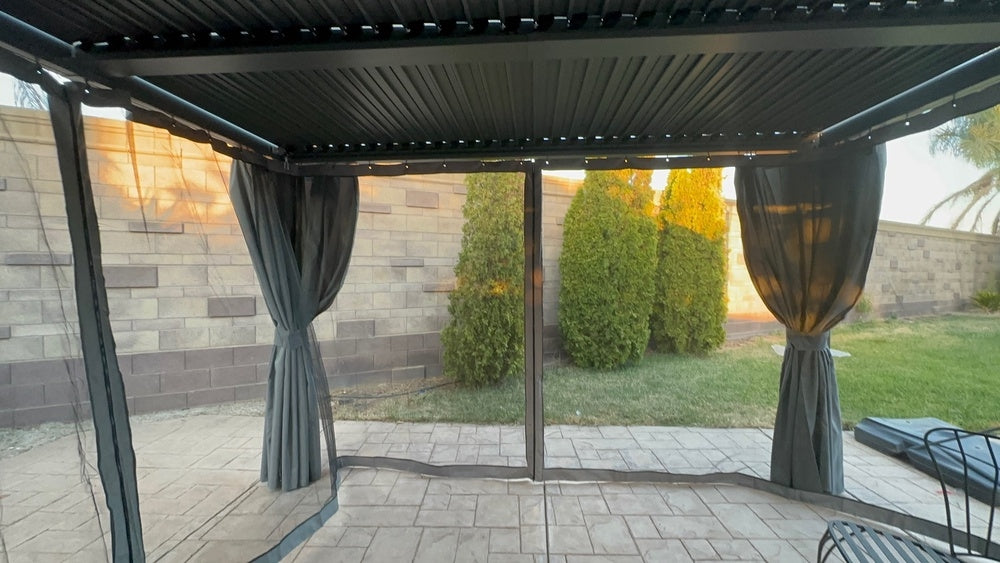 Louvered Aluminum Pergola