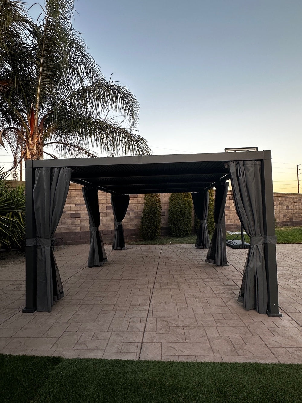 Louvered Aluminum Pergola