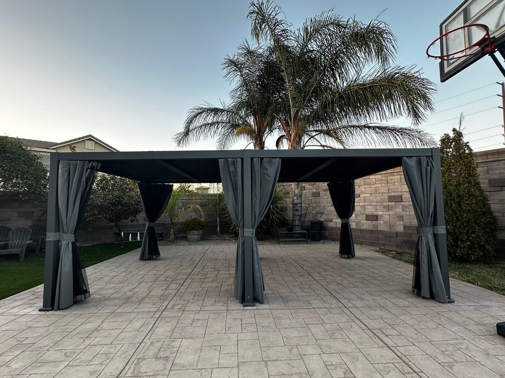Louvered Aluminum Pergola