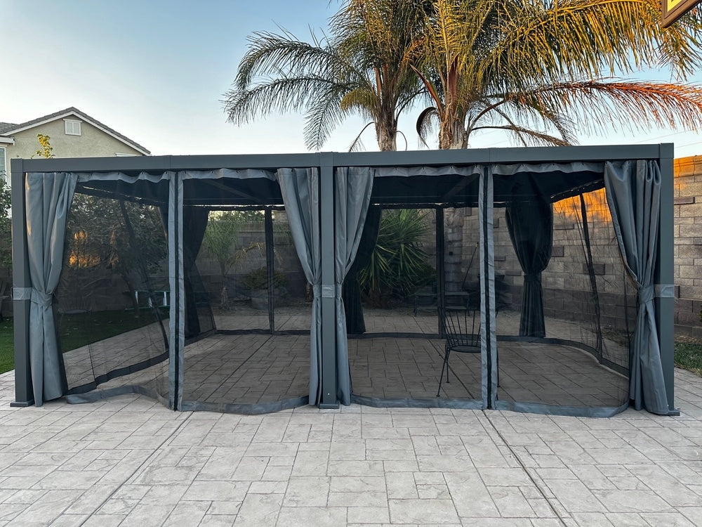 Louvered Aluminum Pergola