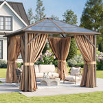 10' x 10' Polycarbonate Hardtop Gazebo