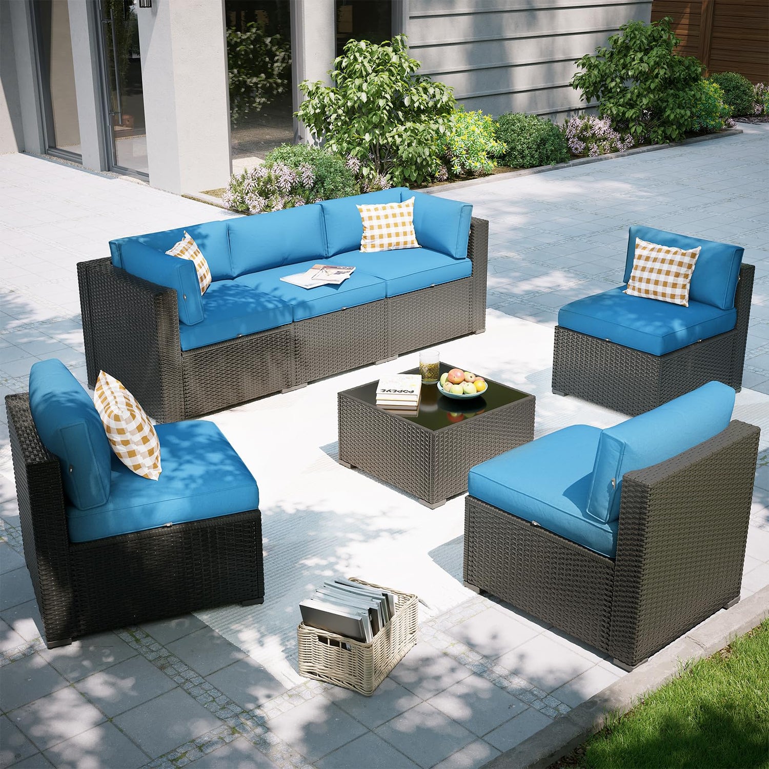 Aoxun Patio Furniture Set