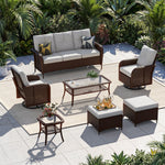 7-Piece Wicker Patio Set