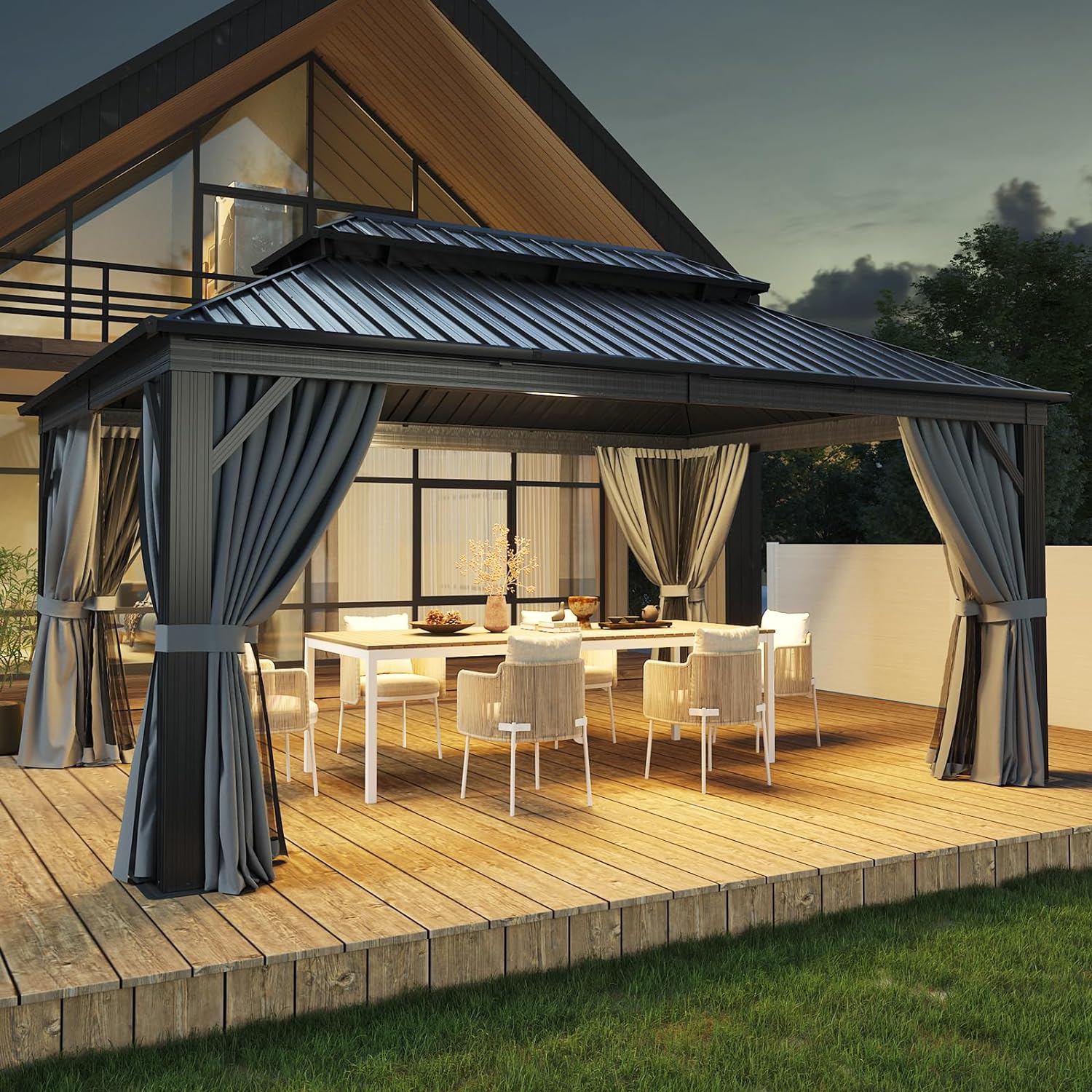 Aoxun Classic Hardtop Gazebo