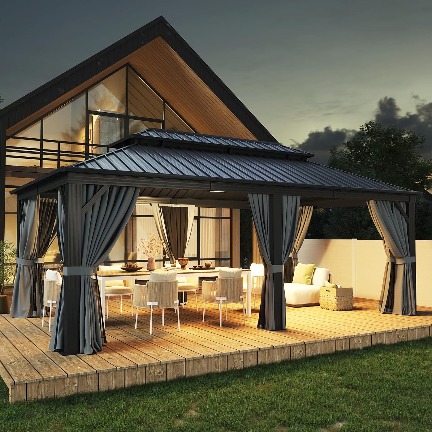 Aoxun Classic Hardtop Gazebo