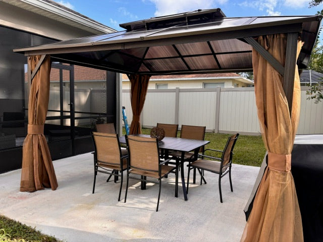 Polycarbonate Hardtop Gazebo