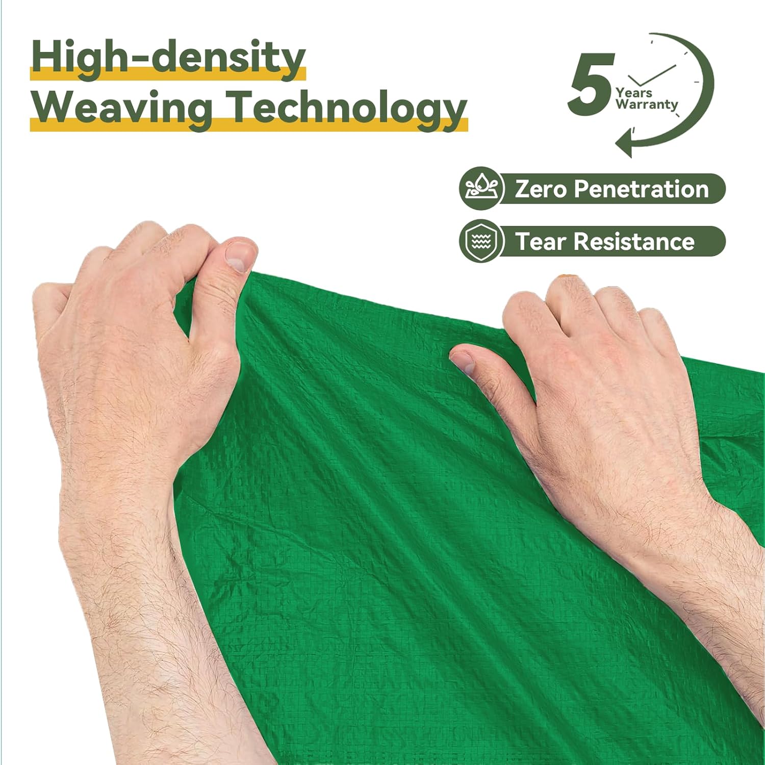 Aoxun 10x20 ft Heavy Duty Carport with Tarp & Wind Resistance Portable Carport Car Tent Outdoor Car Port with Tear Resistant Canopy, No Sidewall - Light Green