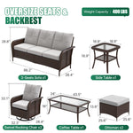 7-Piece Wicker Patio Set - View 5