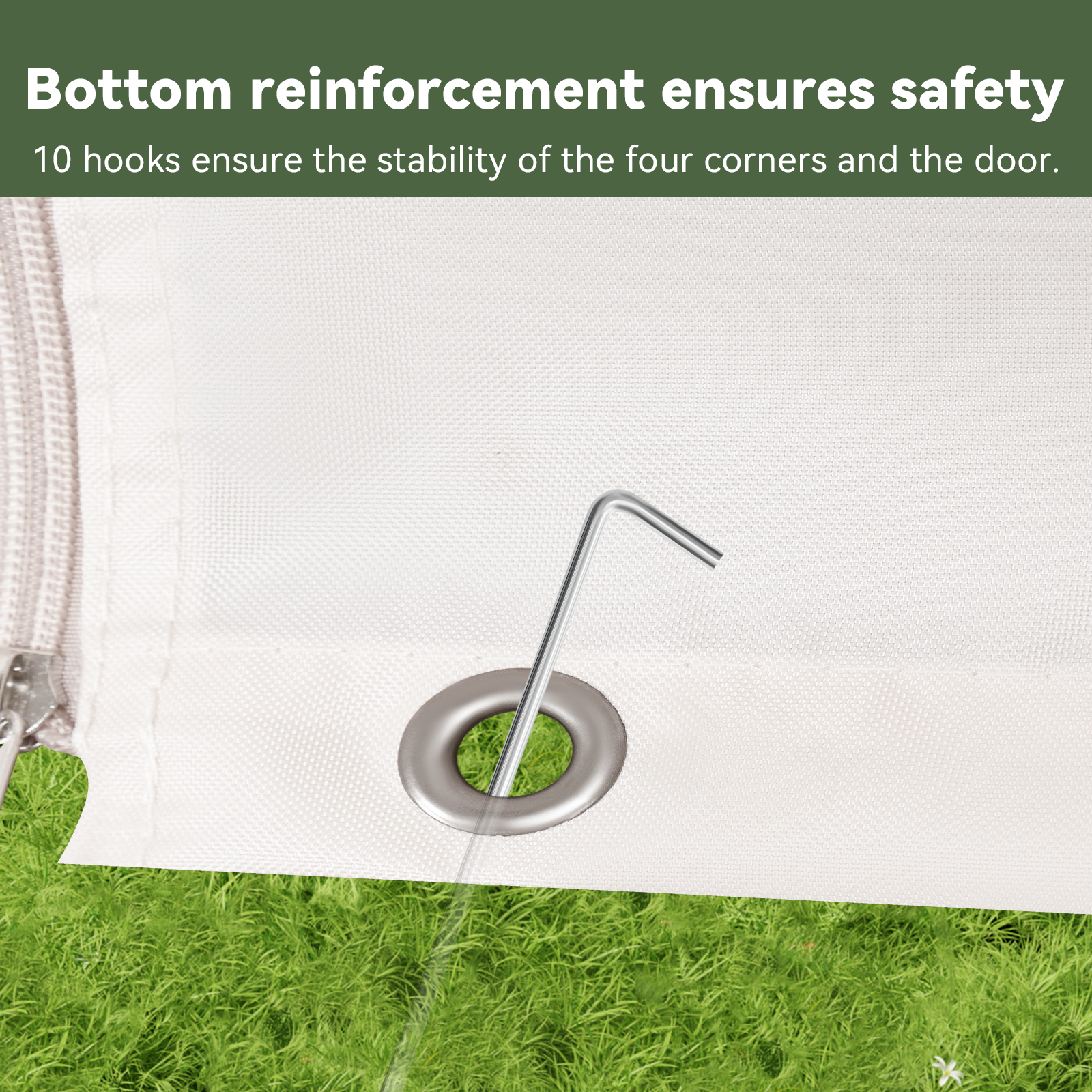 Aoxun 12' x 16' Universal Winter Cover for Hardtop Gazebos,Outdoor Gazebo Cover with Sidewalls and Mesh Windows, All Season Waterproof Enclosed Canopy Covers, Beige(Gazebo not Included)