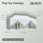 10' x 20' White Pop-Up Canopy - View 5