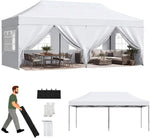 10' x 20' White Pop-Up Canopy