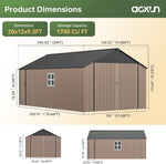 12' x 20' Metal Storage Shed - View 2