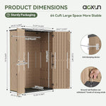Vertical Resin Storage Shed - View 2