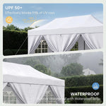 10' x 20' White Pop-Up Canopy - View 3