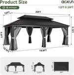 12' x 20' Hardtop Gazebo - View 2