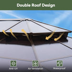 10' x 12' Polycarbonate Hardtop Gazebo - View 3