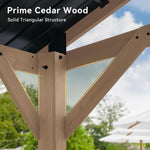 10' x 12' Wood Hardtop Gazebo - View 3