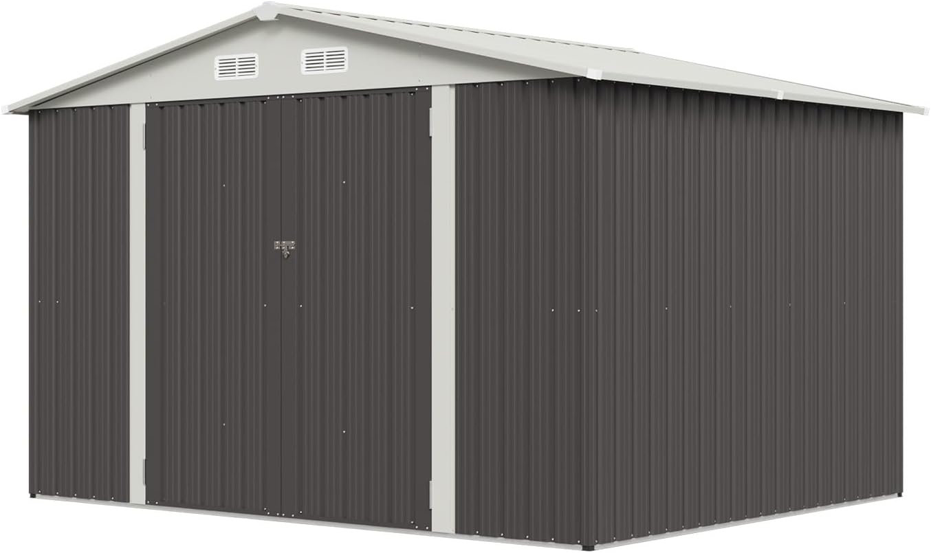 Metal Utility Shed House with Air Vent