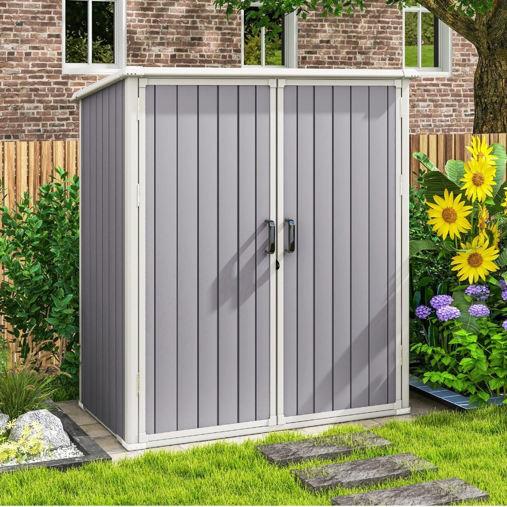 4.7 x 2.7 Plastic Utility Storage Shed with Floor