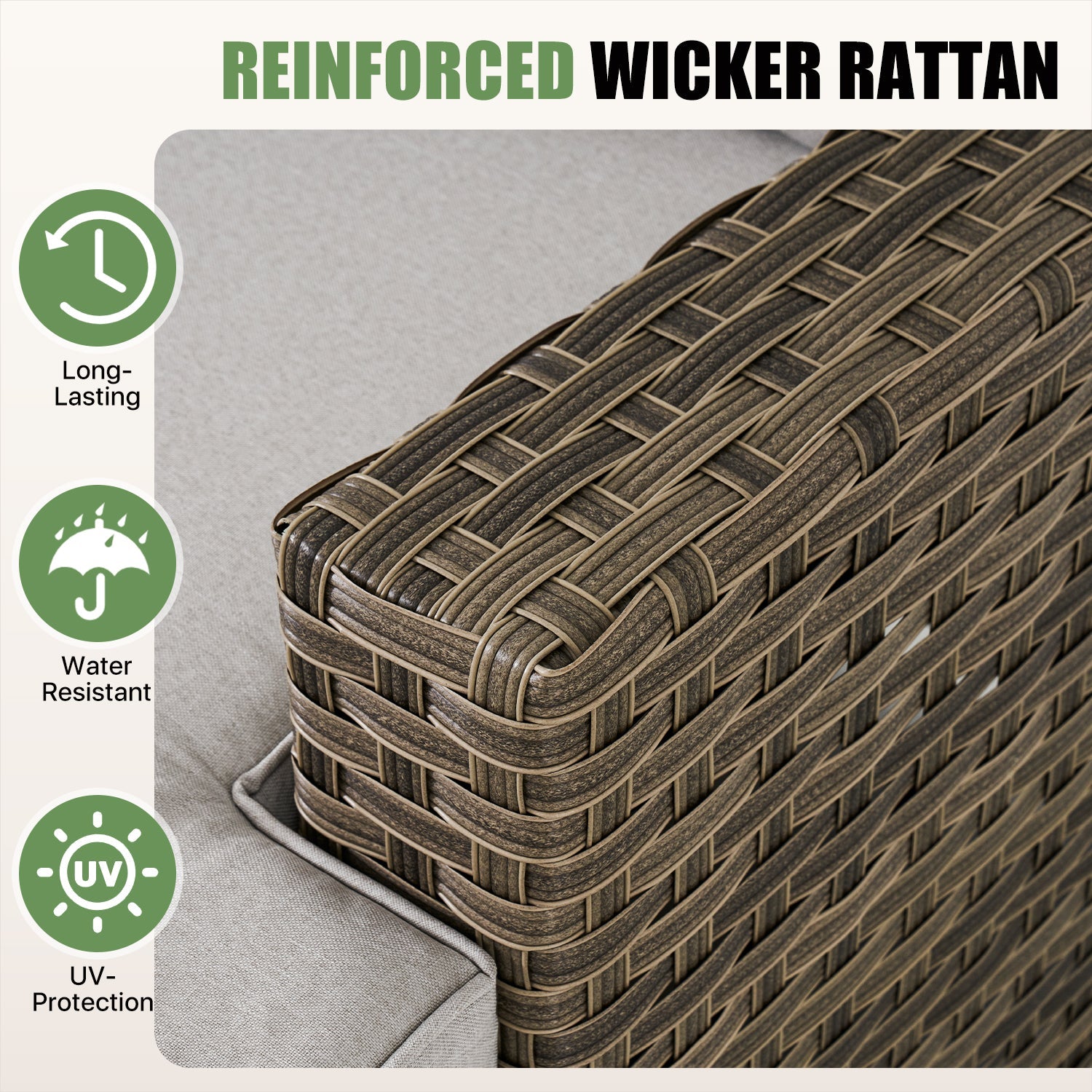 2-Piece Wicker Patio Set - View 3
