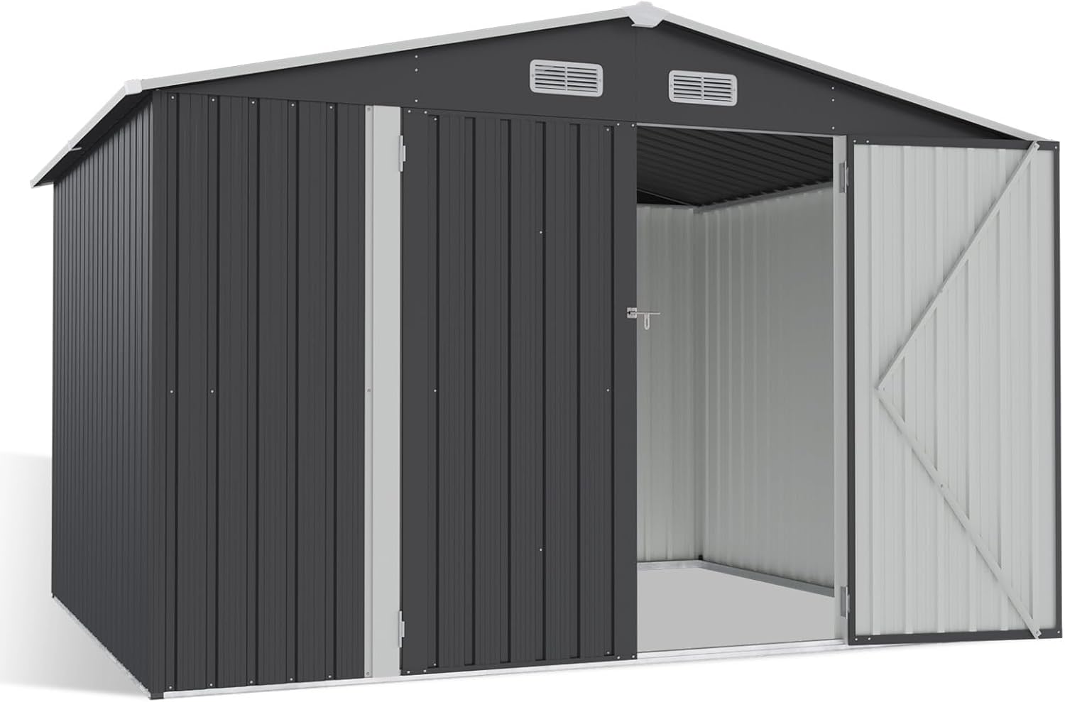 Metal Utility Shed House with Air Vent