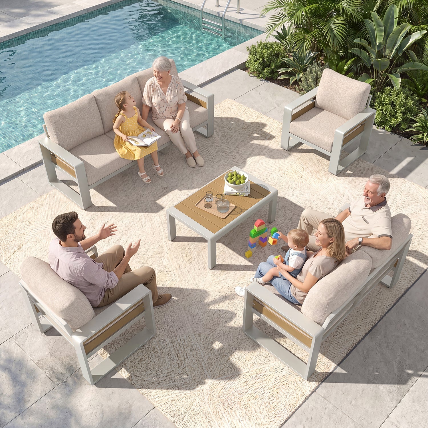 Patio Coffee Table - View 4