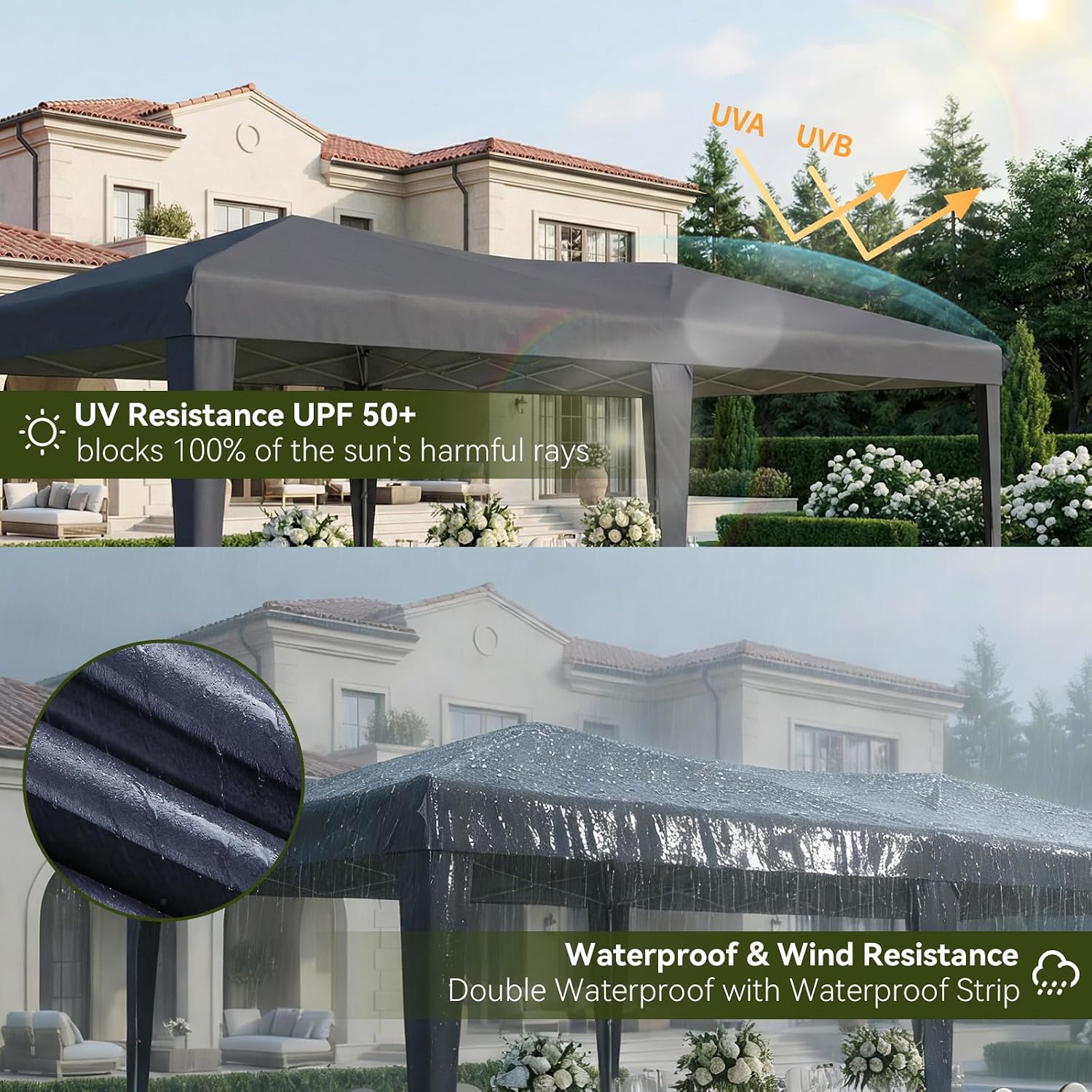 10' x 20' One-Push Pop-Up Canopy - View 5