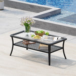 Wicker Patio Coffee Table