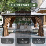 12' x 14' Polycarbonate Hardtop Gazebo - View 5