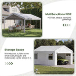 10' x 20' Enclosed Carport - View 2