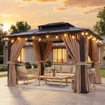 10' x 12' Polycarbonate Hardtop Gazebo - View 2