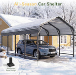 12' x 20' Galvanized Metal Carport - View 3