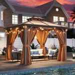 10' x 10' Polycarbonate Hardtop Gazebo - View 2