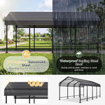 12' x 20' Galvanized Metal Carport - View 2