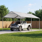 10' x 20' White Carport - View 2