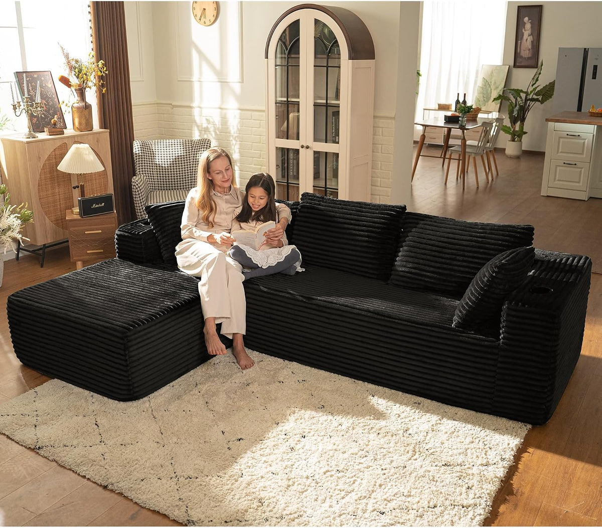 Aoxun L-Shaped Sectional Sofa
