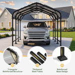 12' x 20' Reinforced Metal Carport - View 4