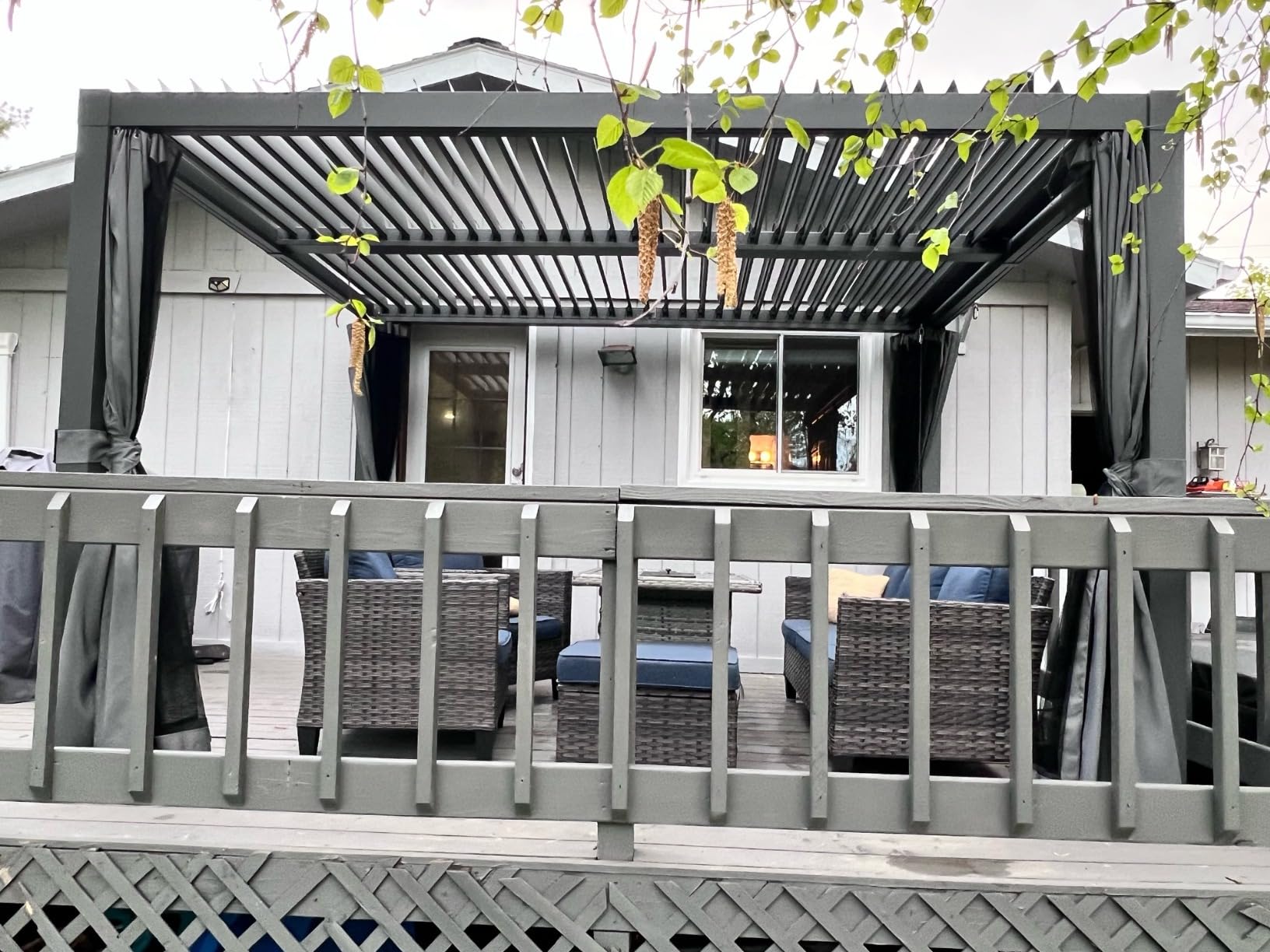 Louvered Aluminum Pergola