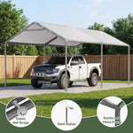 10' x 20' White Carport - View 4