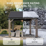 10' x 12' Wood Hardtop Gazebo - View 5