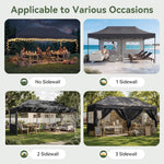10' x 20' Dark Gray Pop-Up Canopy - View 4