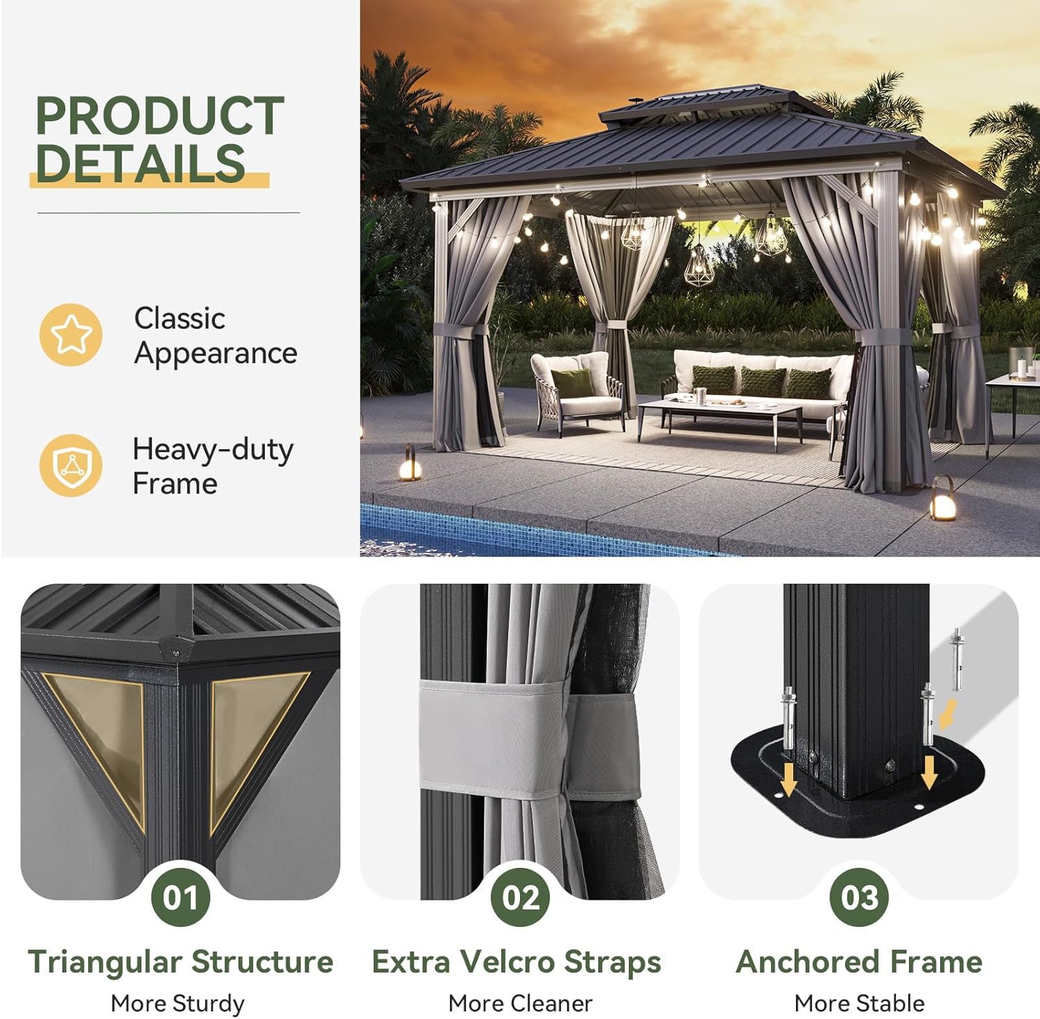 Classic Hardtop Gazebo